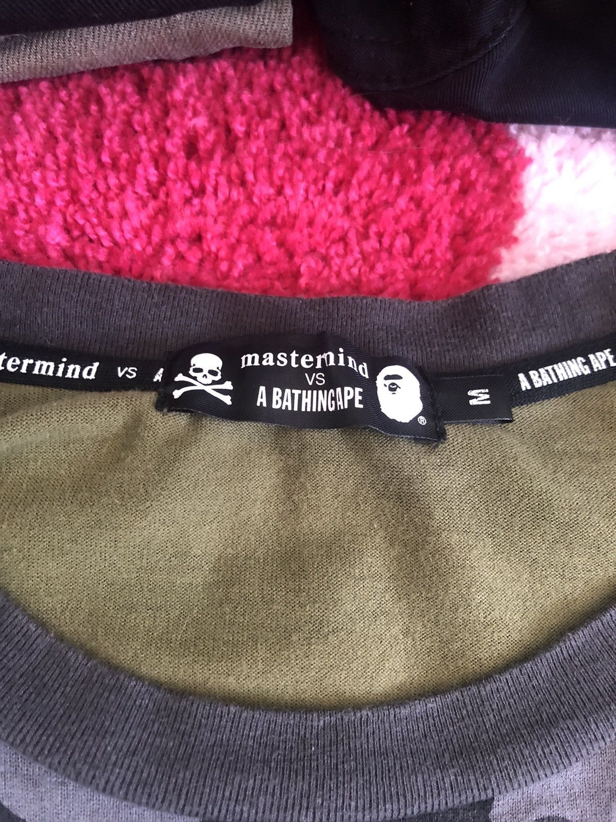 Bape × Mastermind Japan Bape x Mastermind Split Camo Logo Tee Size US M / EU 48-50 / 2 - 5 Thumbnail