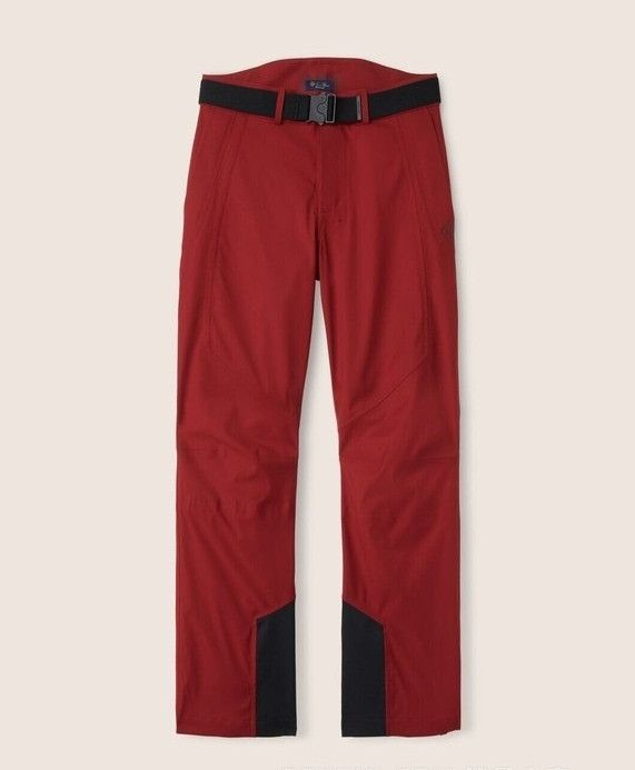 Loro Piana o1w1db10824 Ski Virgin Wool Pant in Red Size US 34 / EU 50 - 1 Thumbnail