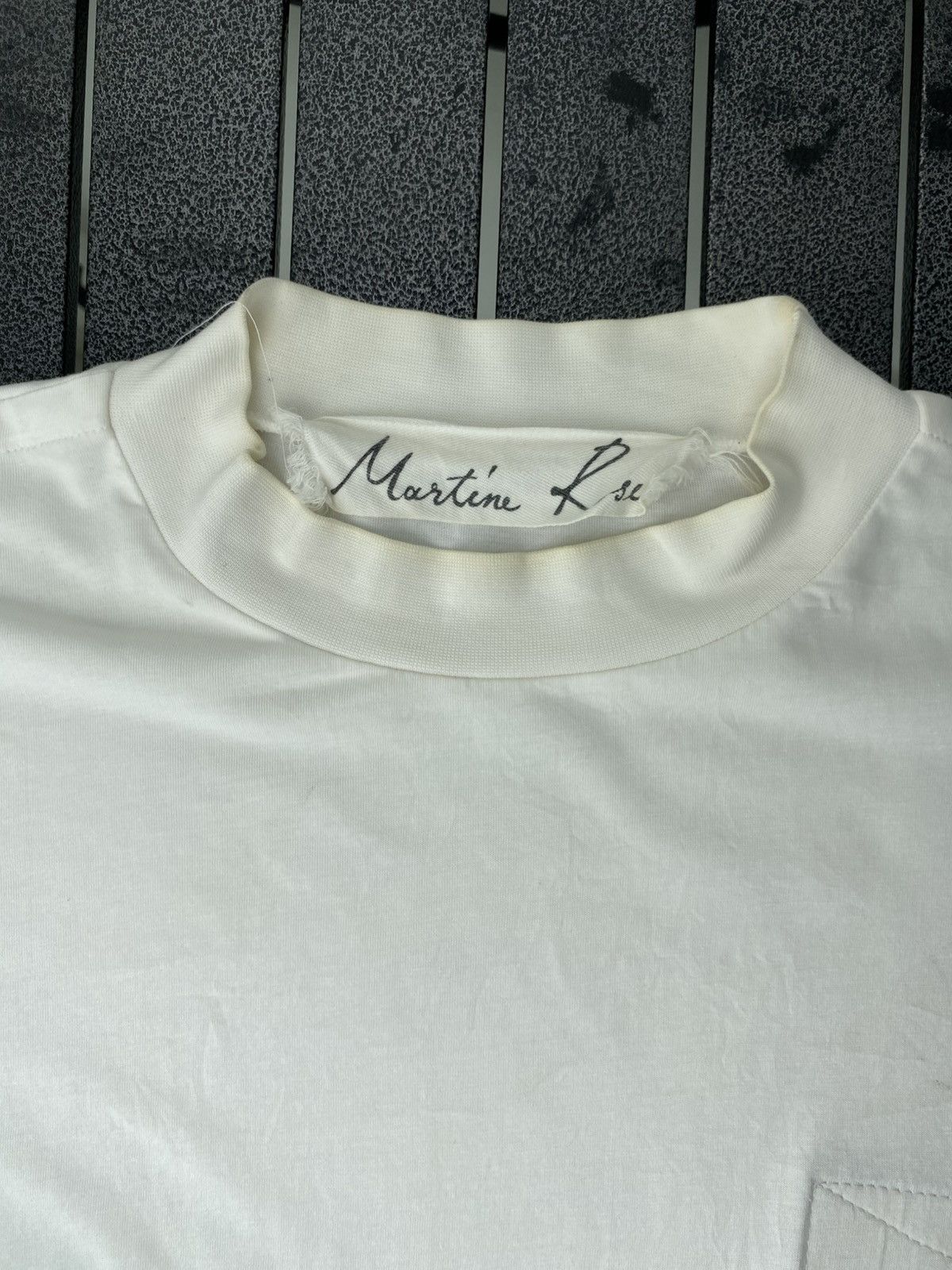 Martine Rose Original AW 90/91 Martine Rose Funnel Neck Longsleeve Tshirt Size US L / EU 52-54 / 3 - 3 Thumbnail