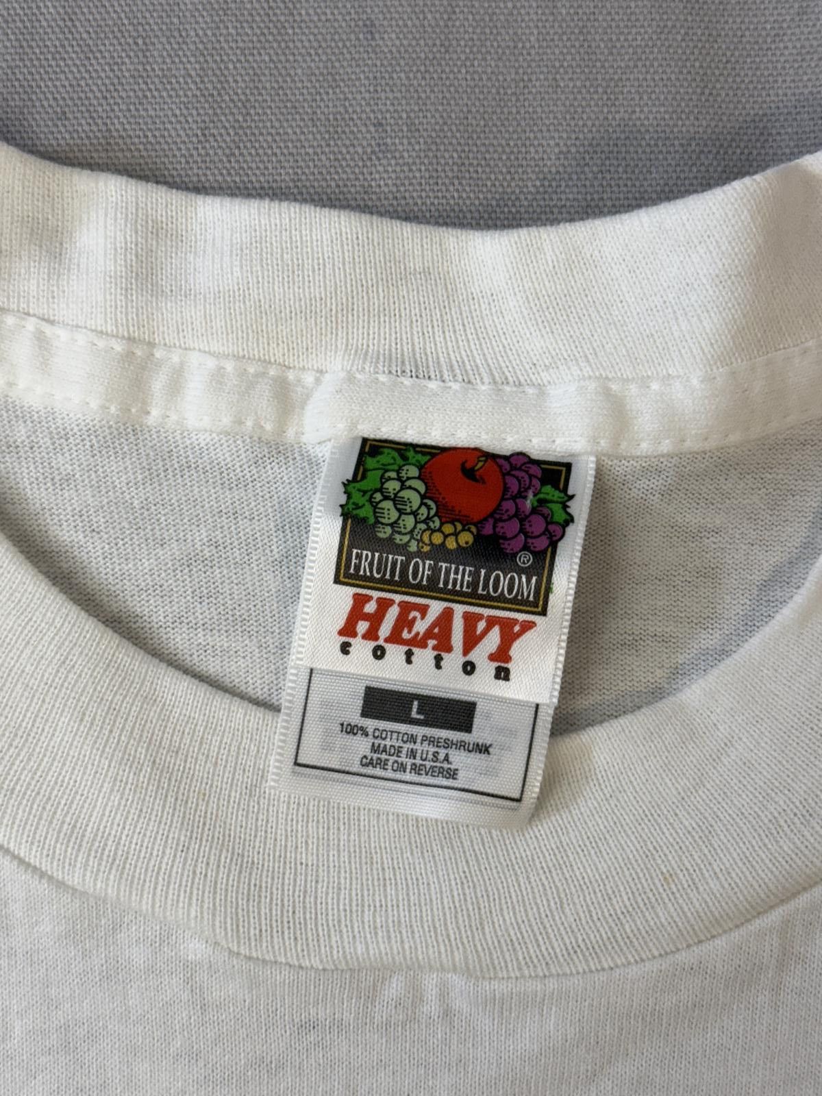 Fruit Of The Loom Vtg Earth Night T-shirt Environmental League Massachusetts Size US L / EU 52-54 / 3 - 3 Thumbnail