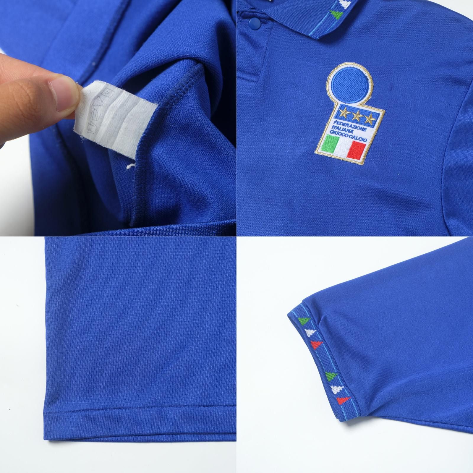 Diadora 1992/93 Italy Home Shirt (L) Size US L / EU 52-54 / 3 - 5 Thumbnail
