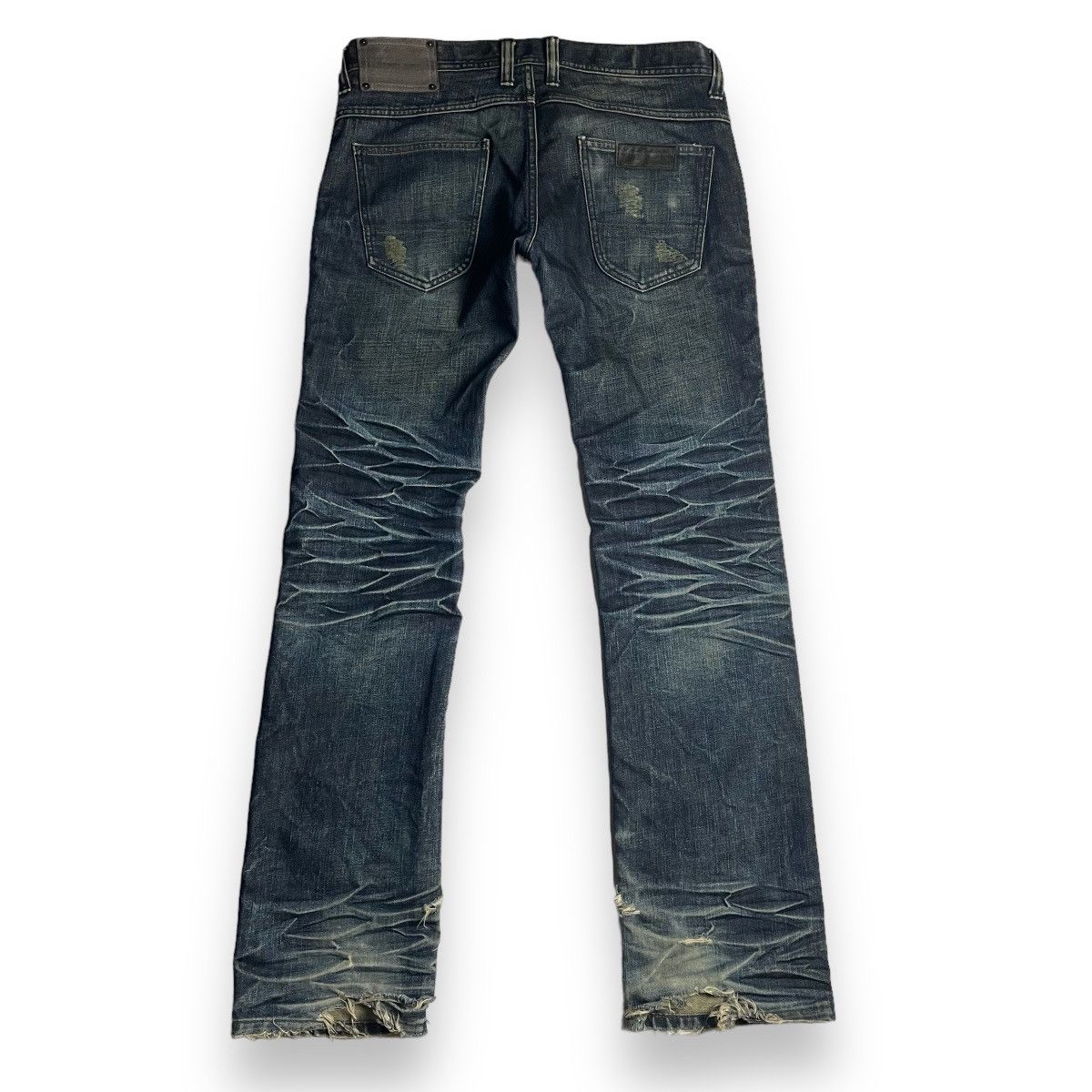 If Six Was Nine Vintage Buffalo Bobs Distressed Washed Denim Pants