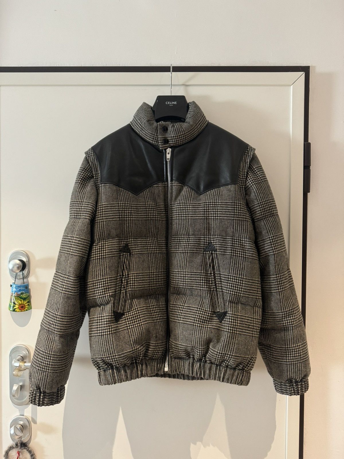 Celine × Hedi Slimane Celine by Hedi Slimane Winter Bomber With Removable Sleeves Size US S / EU 44-46 / 1 - 1 Thumbnail