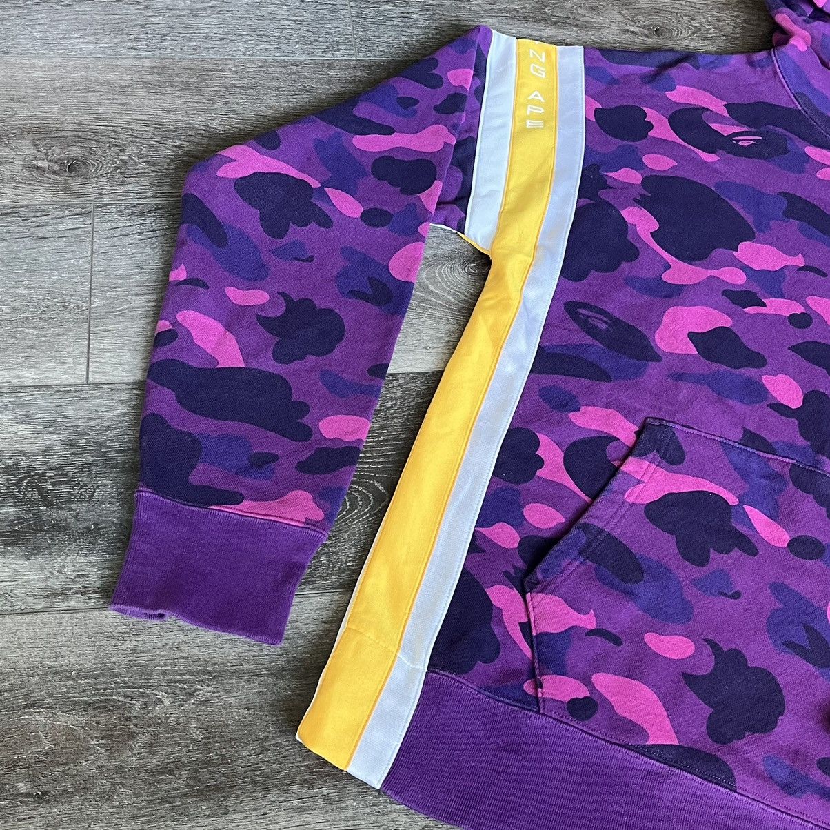 Bape A Bathing Ape Bape Color Camo Tape Stripe Pullover Hoodie Size US XL / EU 56 / 4 - 3 Thumbnail