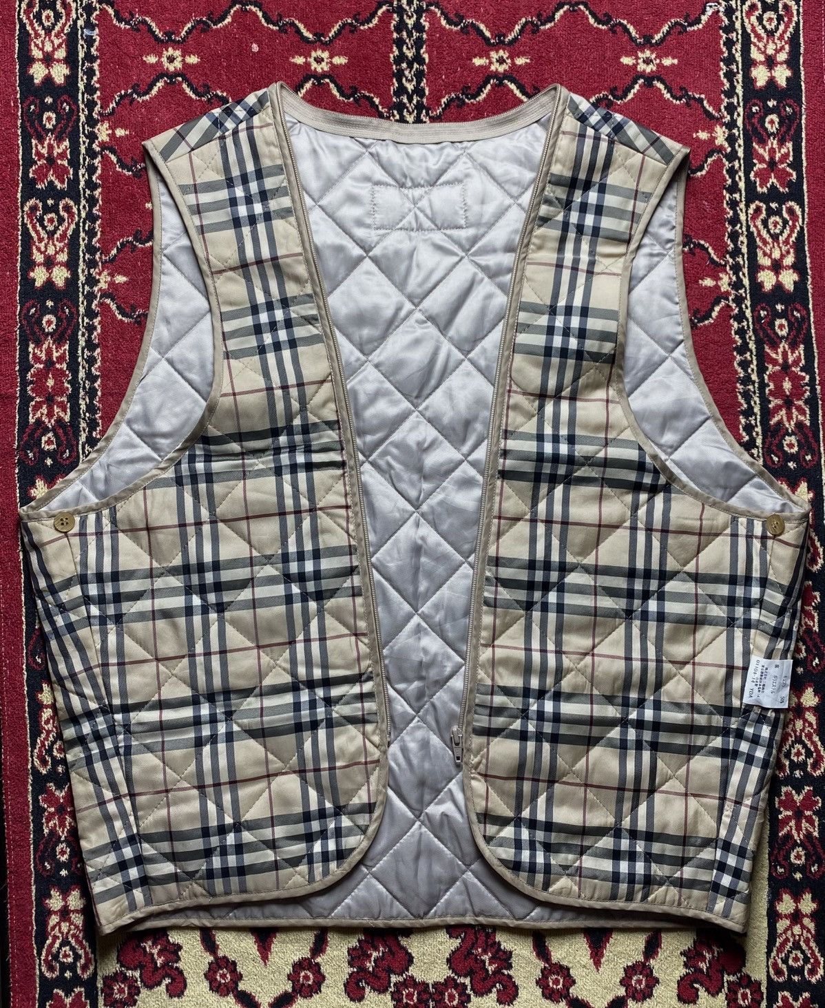 Burberry Burberry - Vintage Nova Plaid Vest Size US M / EU 48-50 / 2 - 2 Thumbnail