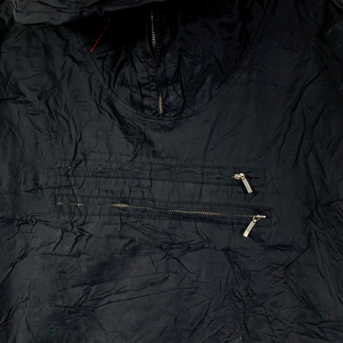 Vintage Vintage JCC Toray Nylon NOVAX Anorak Jacket Black Red Size US L / EU 52-54 / 3 - 6 Thumbnail