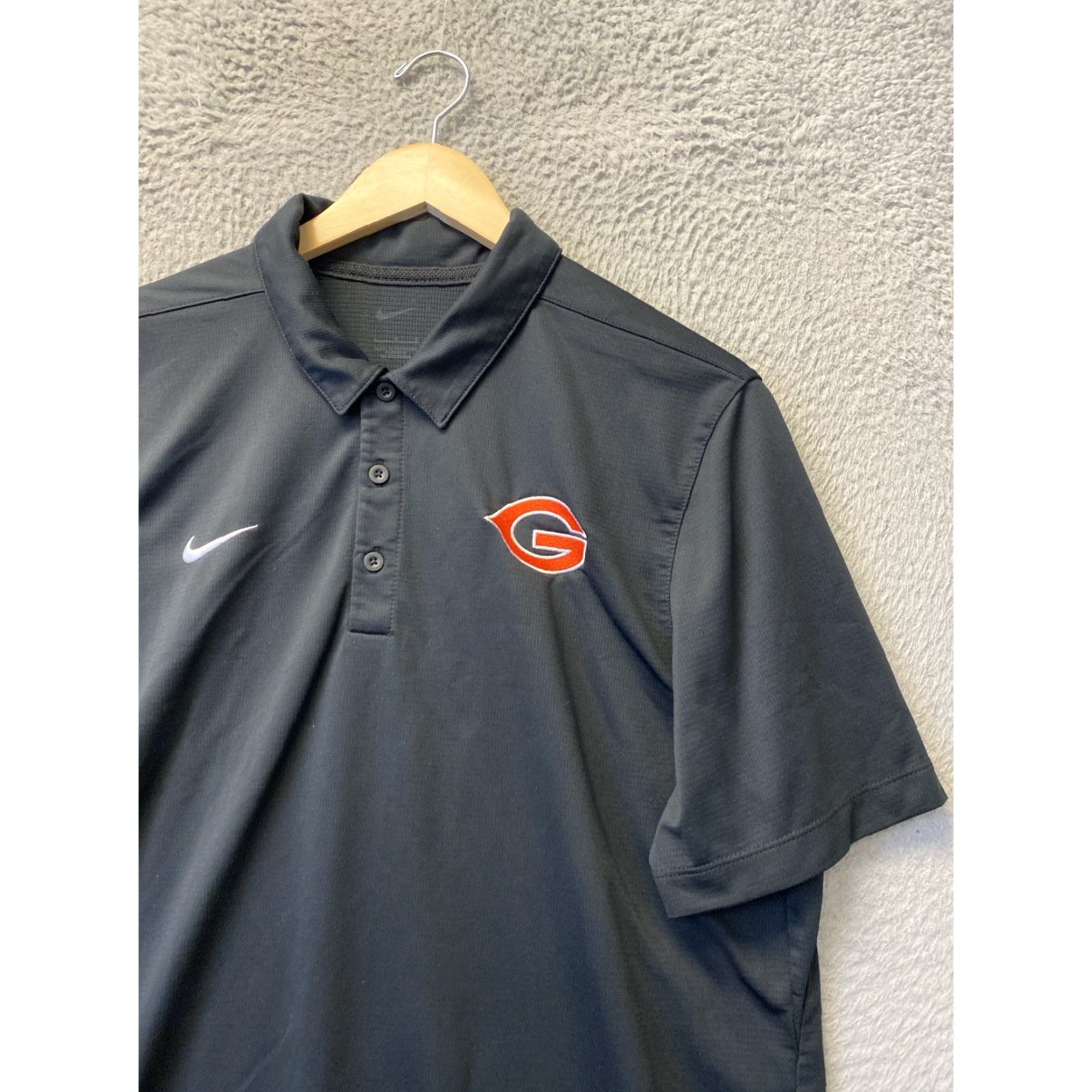 Nike Nike Chicago Bears Polo Shirt NFL Team Apparel L Black Red /135-4 Size US L / EU 52-54 / 3 - 2 Thumbnail