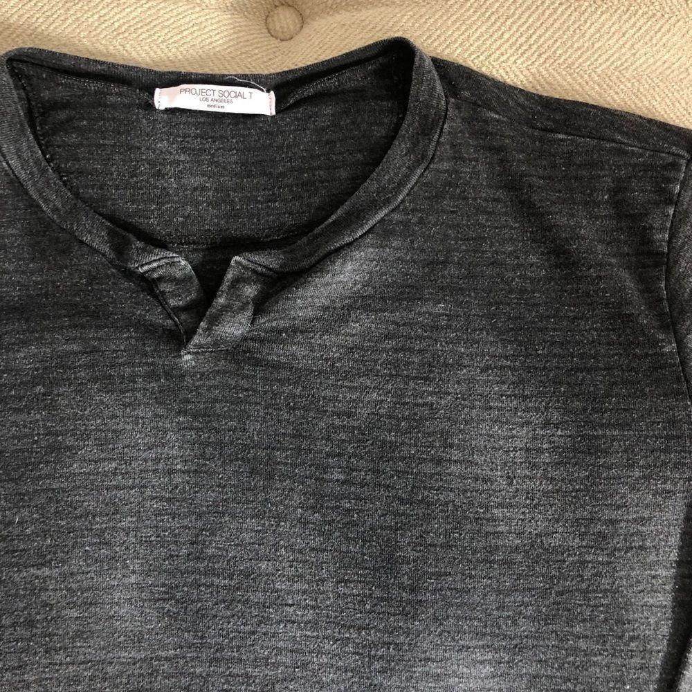 Other Project Social T Long Sleeve TShirt Grey Stripe M Size US M / EU 48-50 / 2 - 2 Thumbnail
