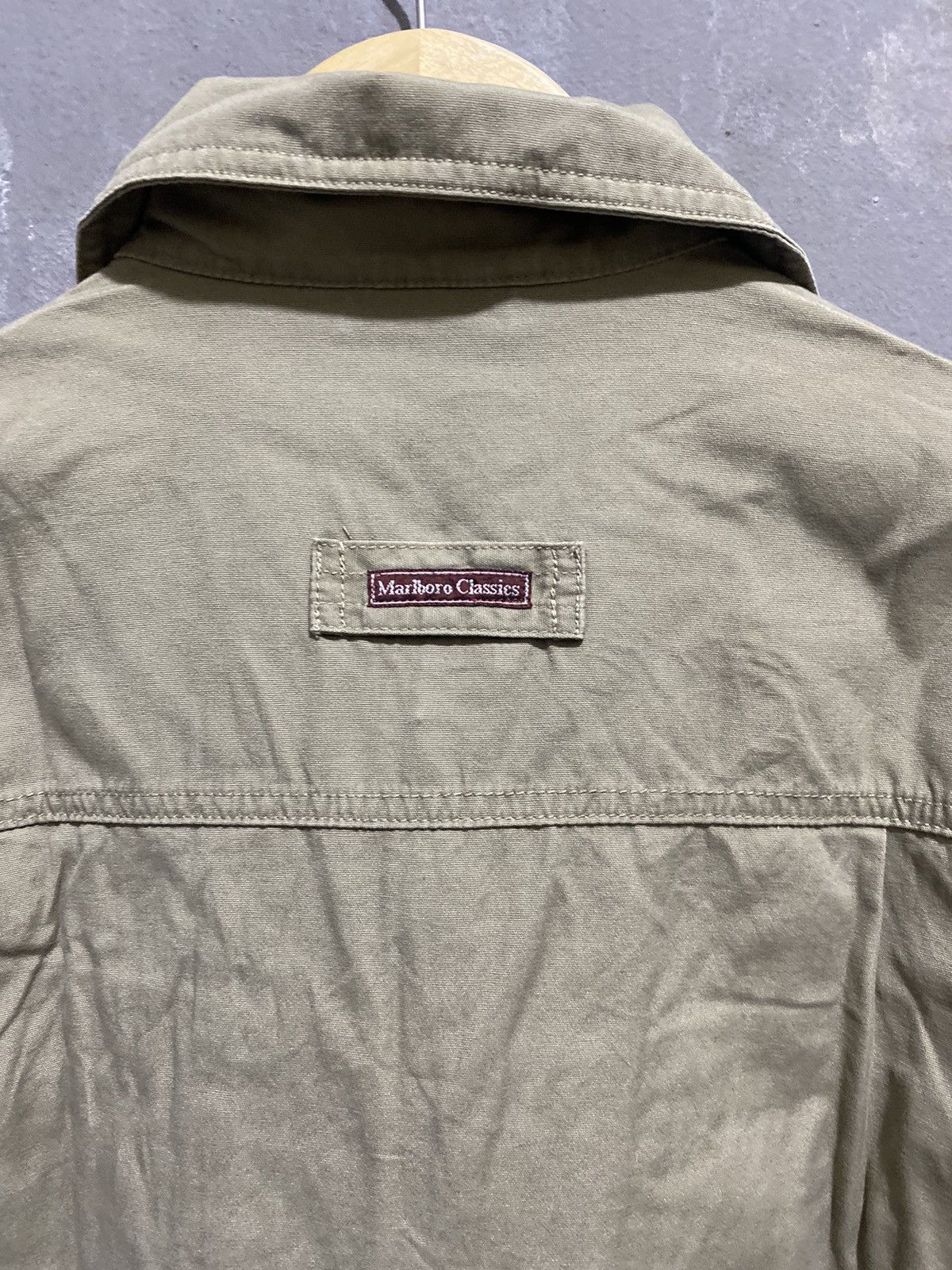 Marlboro classics zipper shirt military usa double pockets