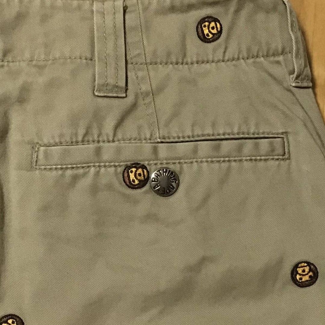 Bape BAPE Milo Face Embroidered Shorts a bathing ape NIGO ★size S Size US 30 / EU 46 - 6 Thumbnail