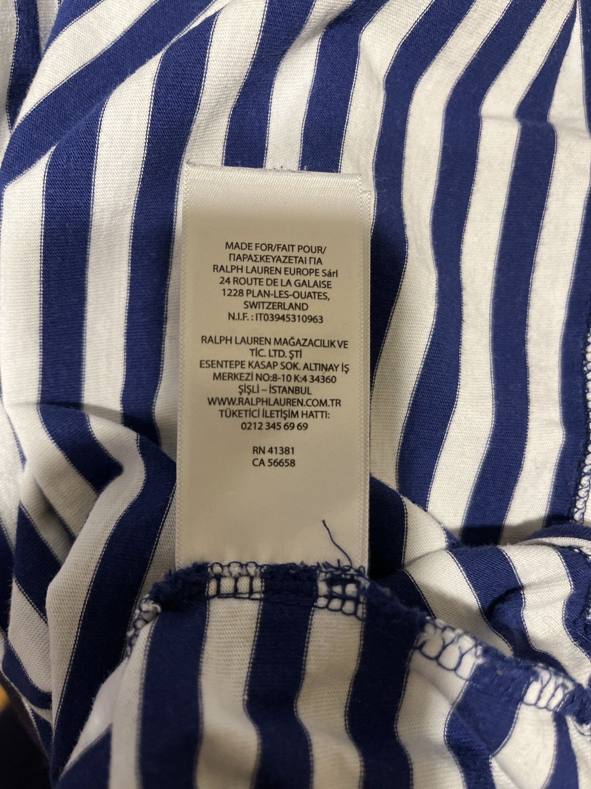 Polo Ralph Lauren Polo Stripe Cotton T Shirt Med Size US M / EU 48-50 / 2 - 4 Thumbnail