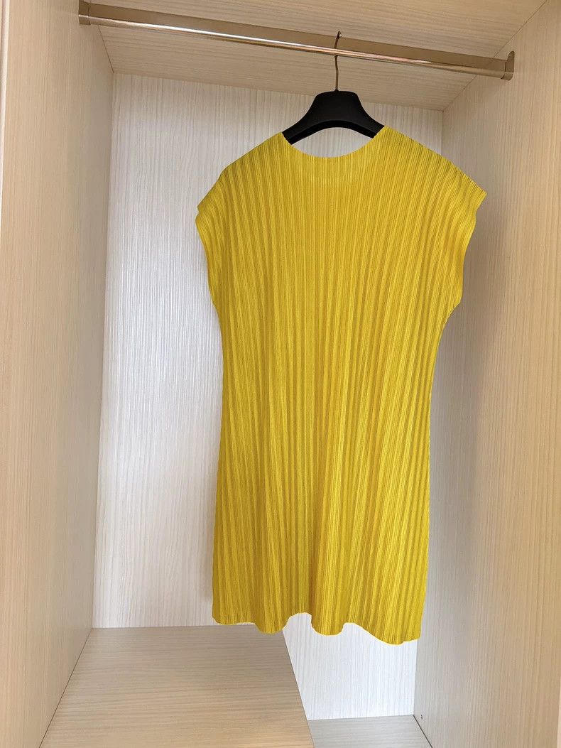 Issey Miyake issey miyake size:3 Yellow dress Size XXS / US 00 / IT 34 - 3 Thumbnail