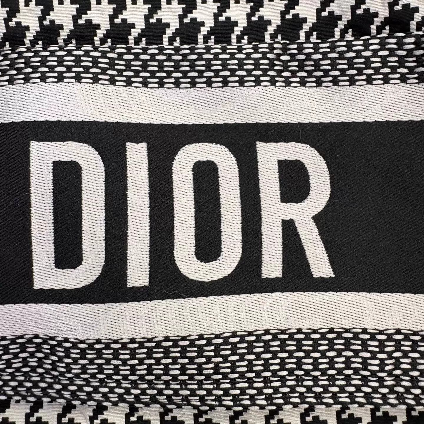 Dior Dior B&W Houndstooth Logo Longsleeve Jacket S Size US S / EU 44-46 / 1 - 5 Thumbnail