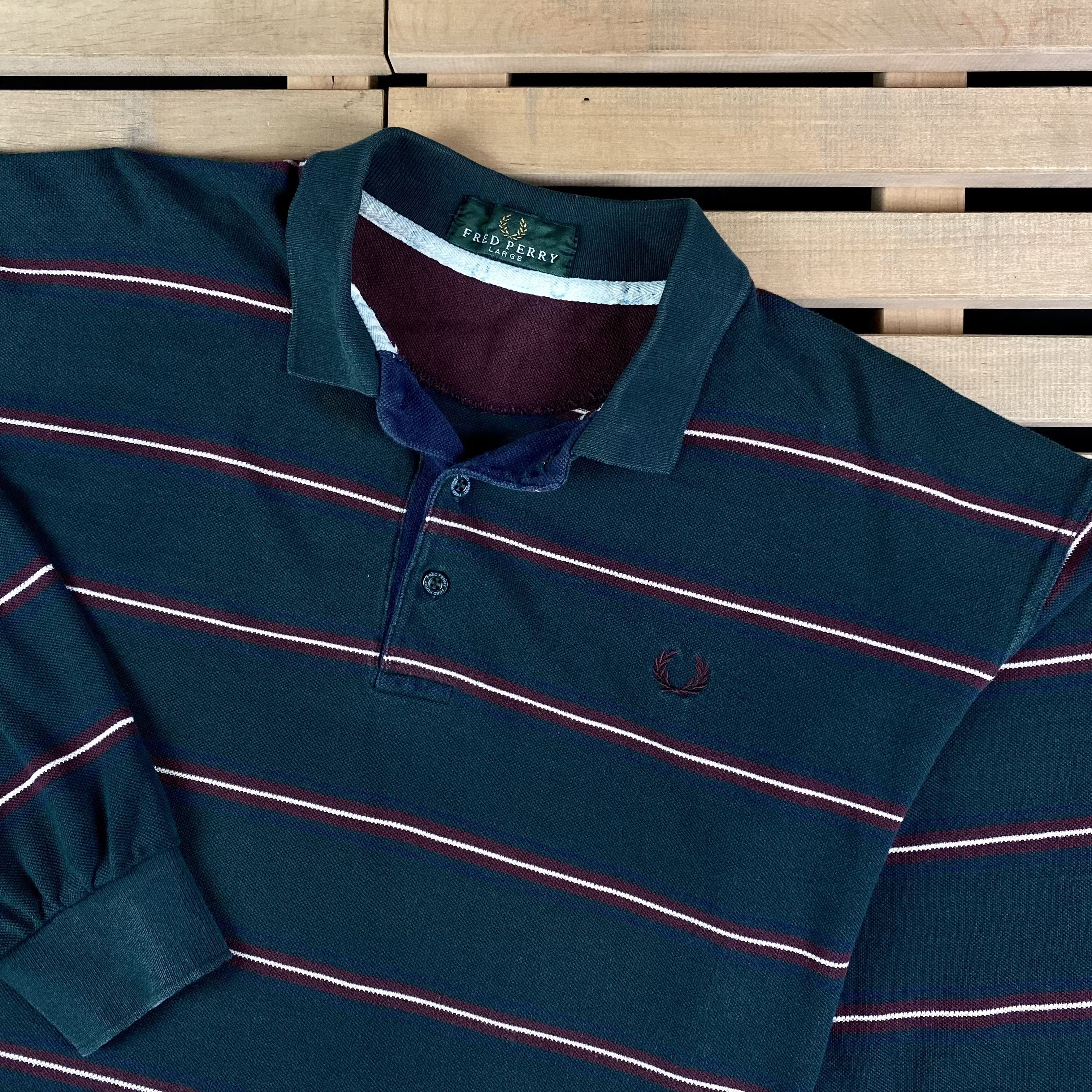Fred Perry Mens Rugby Sweatshirt Fred Perry Vintage Size L Size US L / EU 52-54 / 3 - 2 Thumbnail