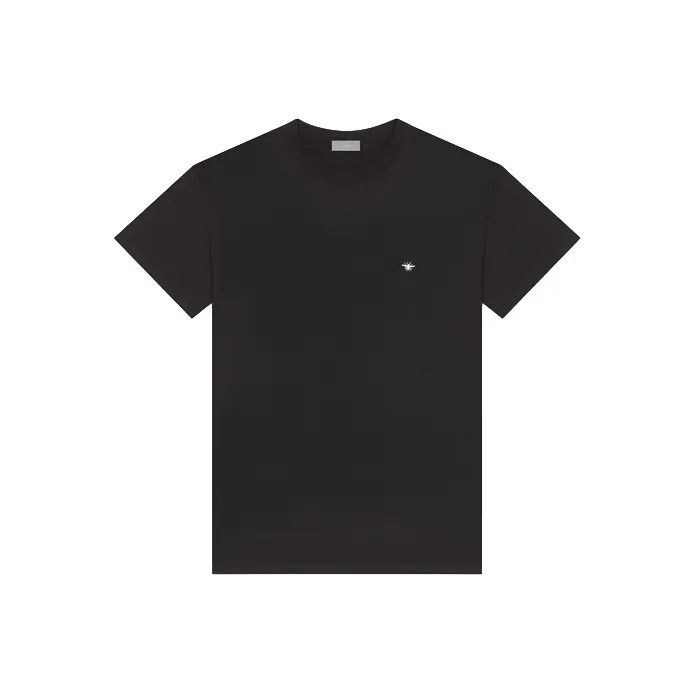 Dior Dior Black Bee Embroidered Short Sleeve T-Shirt 0079 Size US L / EU 52-54 / 3 - 1 Thumbnail
