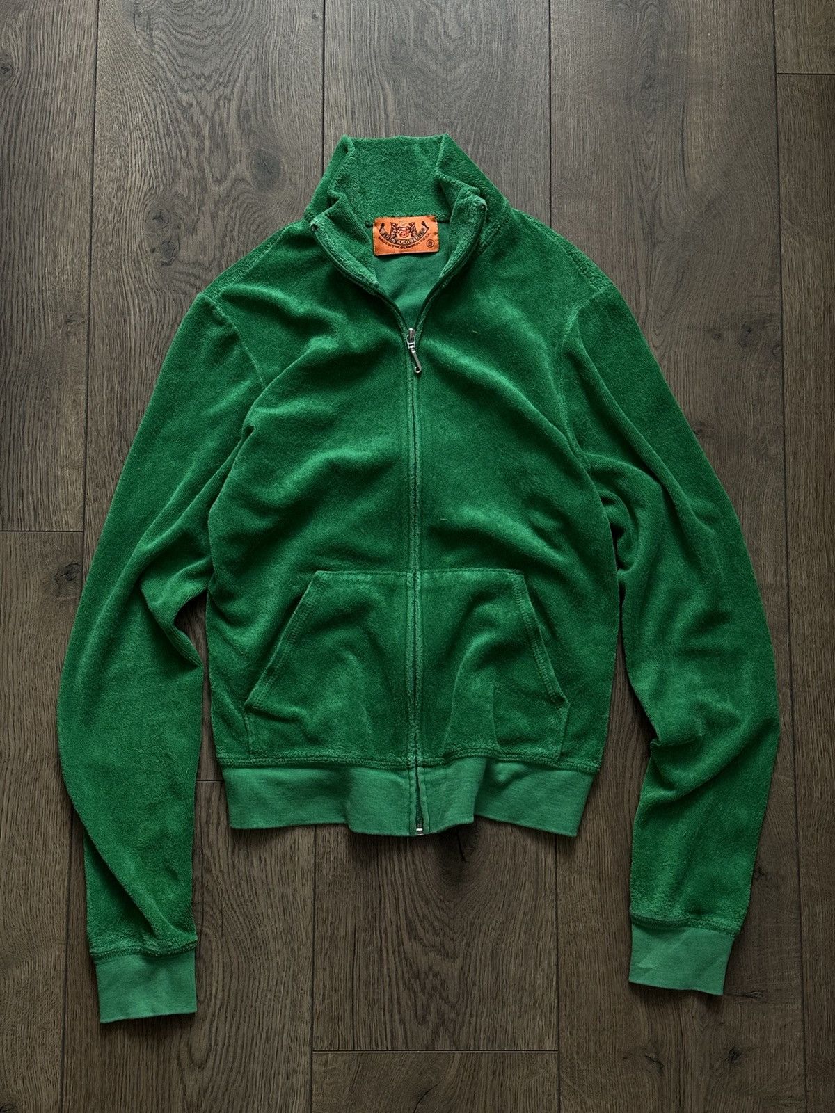 Juicy Couture Juicy Couture Terry Cloth Zip Up Jacket Y2K MADE IN USA RARE Size S / US 4 / IT 40 - 1 Thumbnail