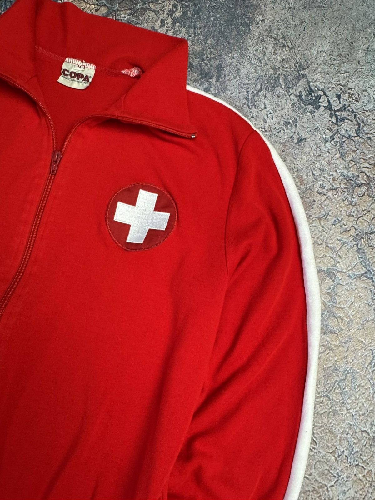 Vintage Vintage Switzerland 1990s CopaClassic Football Track Jacket Size US M / EU 48-50 / 2 - 4 Thumbnail