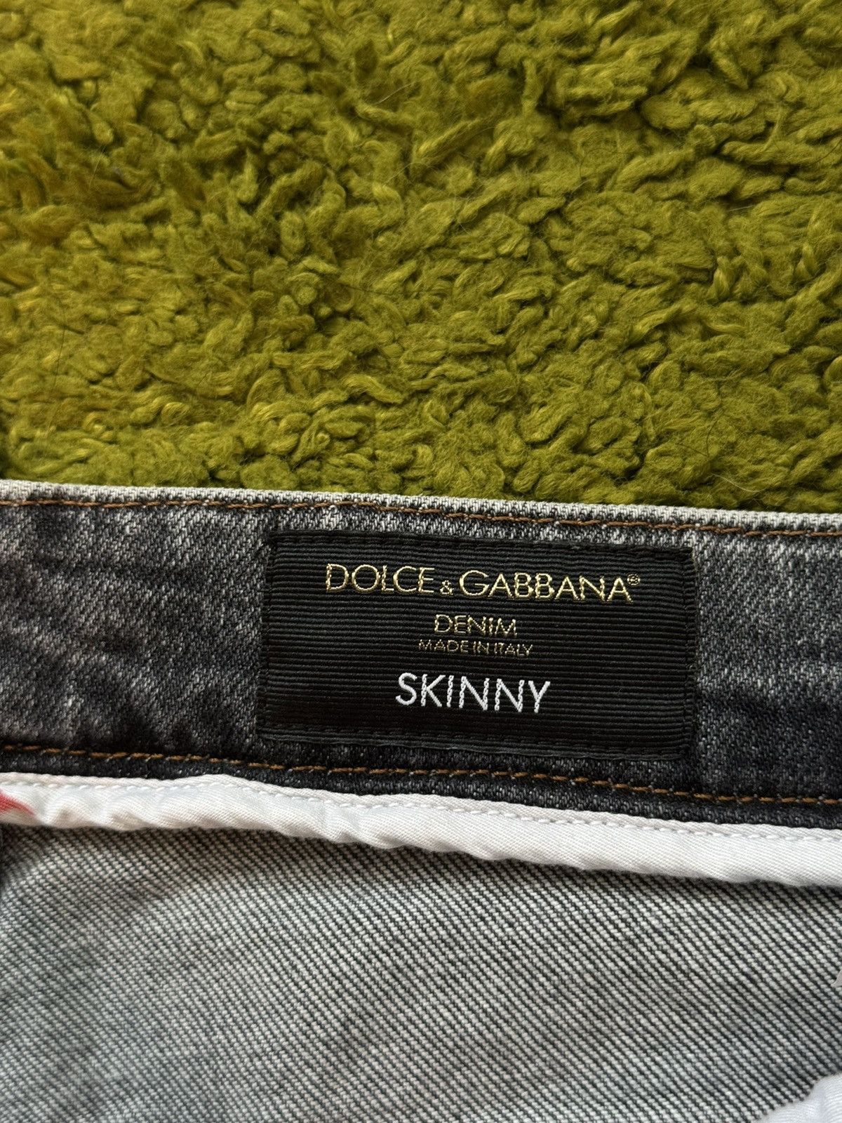 Designer × Dolce & Gabbana Dolce & Gabbana D&G graphite grey patch logo jeans denim Size US 32 / EU 48 - 5 Thumbnail