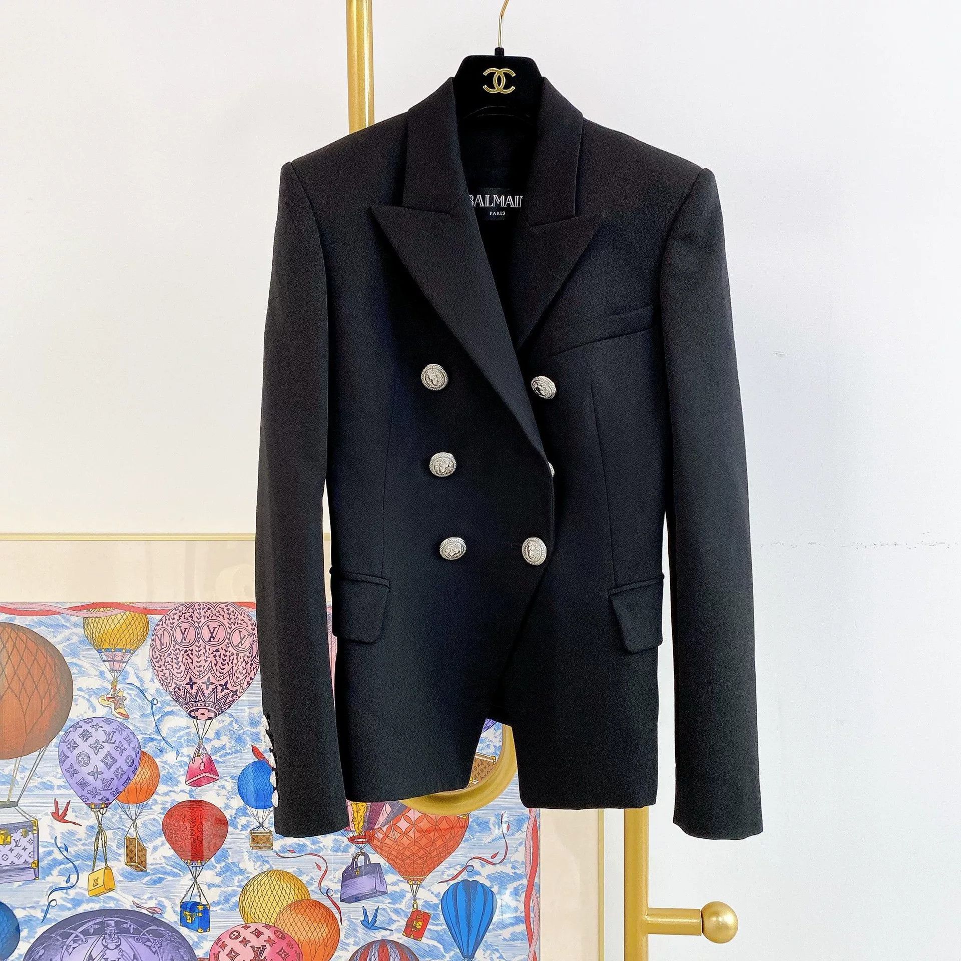 Balmain Balmain Black Blazer Size 36 Size XS / US 0-2 / IT 36-38 - 1 Thumbnail
