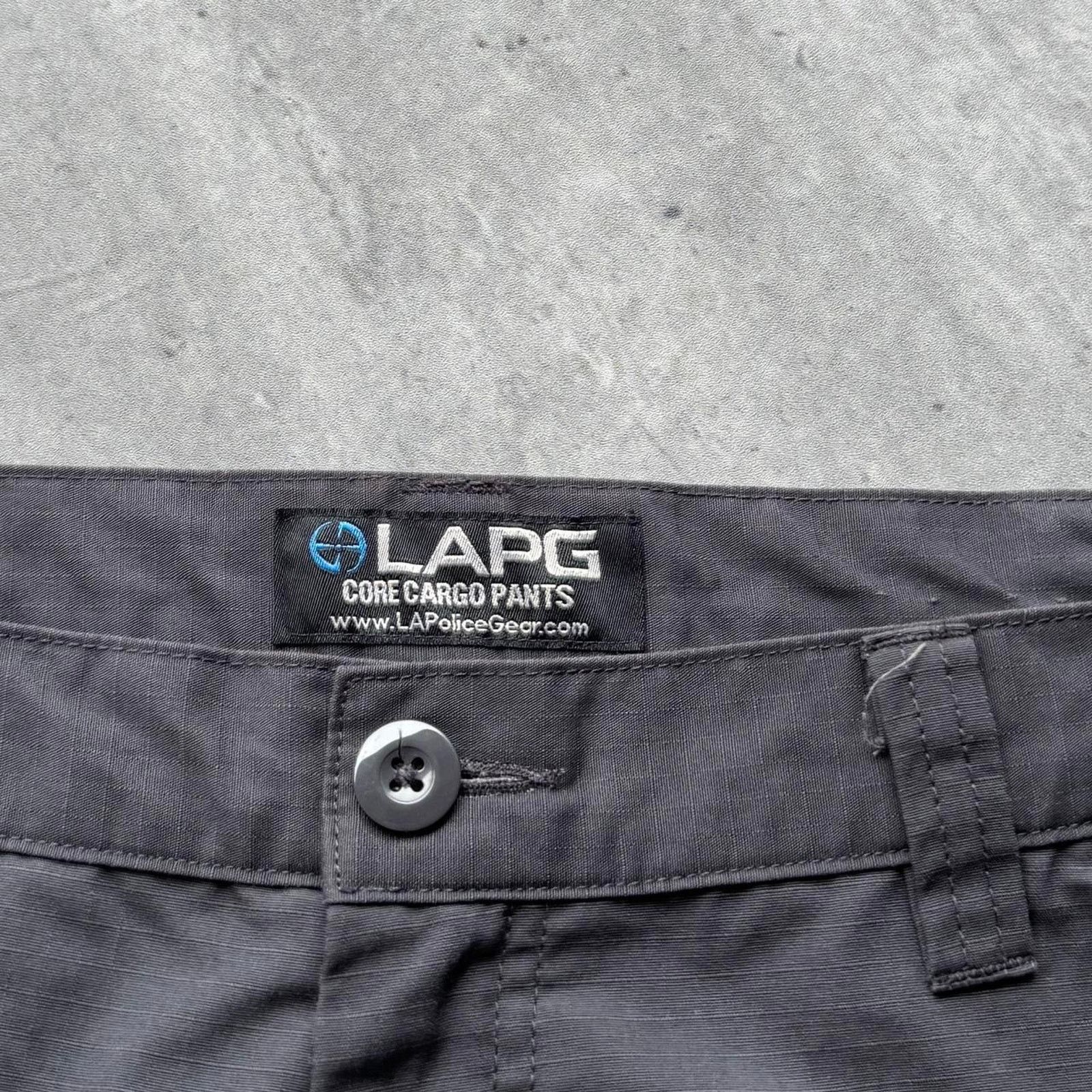 JNCO × Japanese Brand × Vintage Vintage Y2K LAPG Double Knee Technical Cargo Utility Pants Size US 34 / EU 50 - 3 Thumbnail