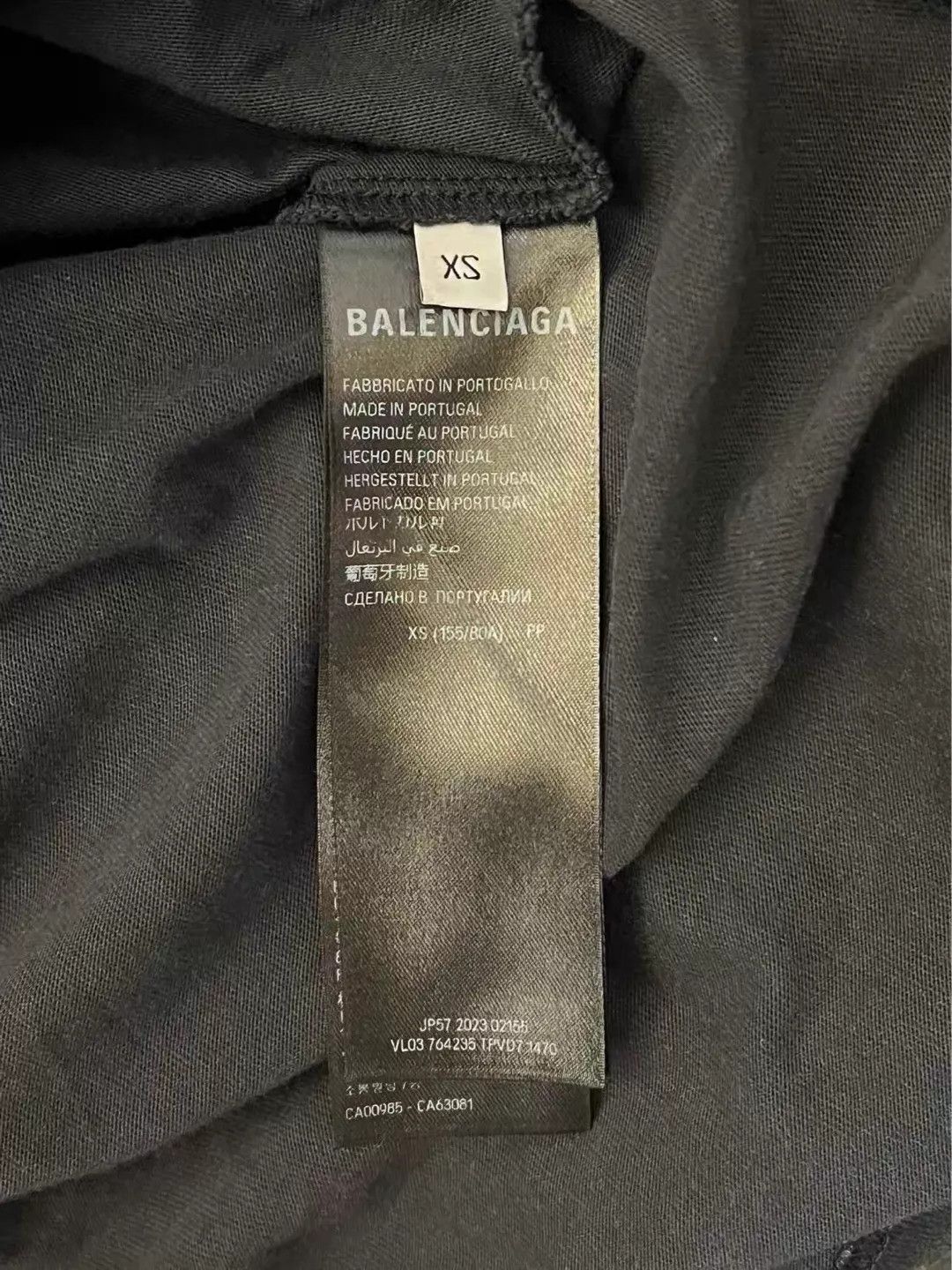 Balenciaga Balenciaga 3B Sports Icon FW23 Logo Oversized T-Shirt Black XS Size XS / US 0-2 / IT 36-38 - 4 Thumbnail