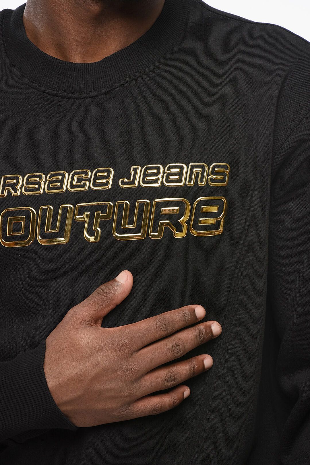Versace og1mm0426 Crewneck Sweatshirt in Black Size US L / EU 52-54 / 3 - 3 Thumbnail