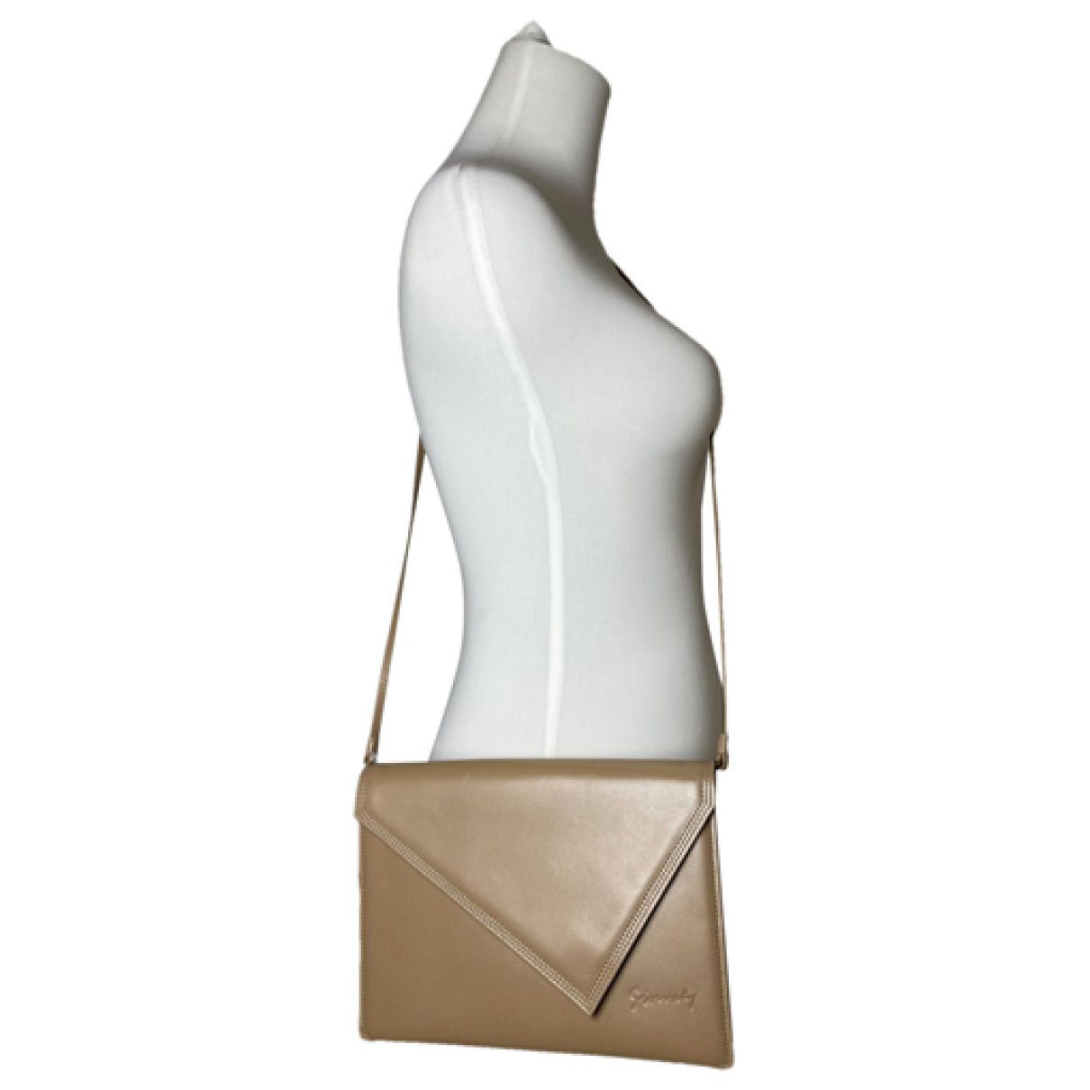 Givenchy Bow Cut Beige Leather Handbag Size ONE SIZE - 1 Thumbnail