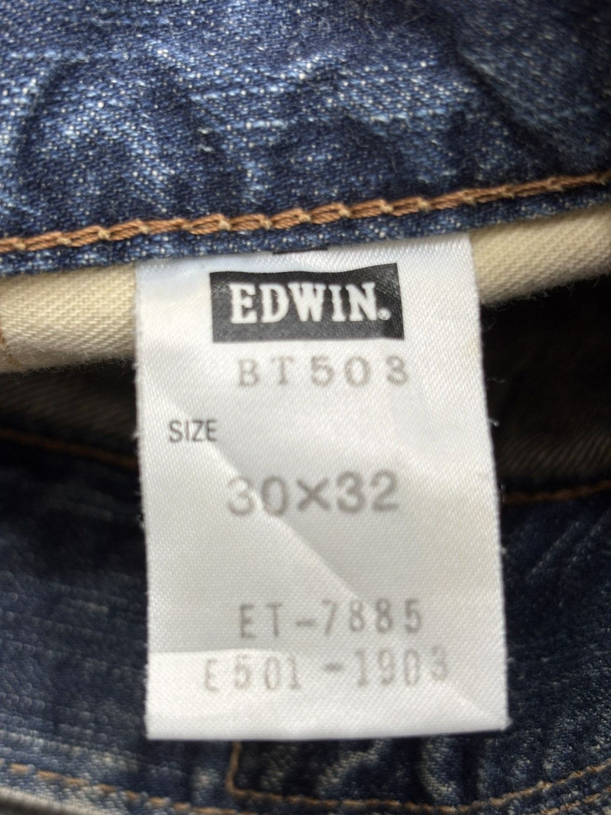 Edwin 💥Insane Fades💥Rare Edwin 503 All Out Fades Denim F655 Size US 33 - 16 Thumbnail