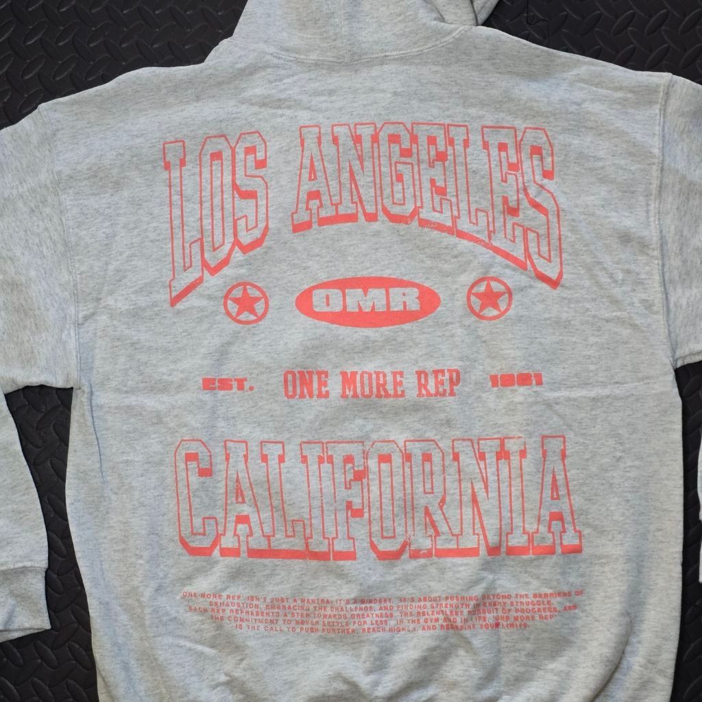 The Unbranded Brand Men's CVLA Gray Red Graphic Hoodie L Size US L / EU 52-54 / 3 - 6 Thumbnail