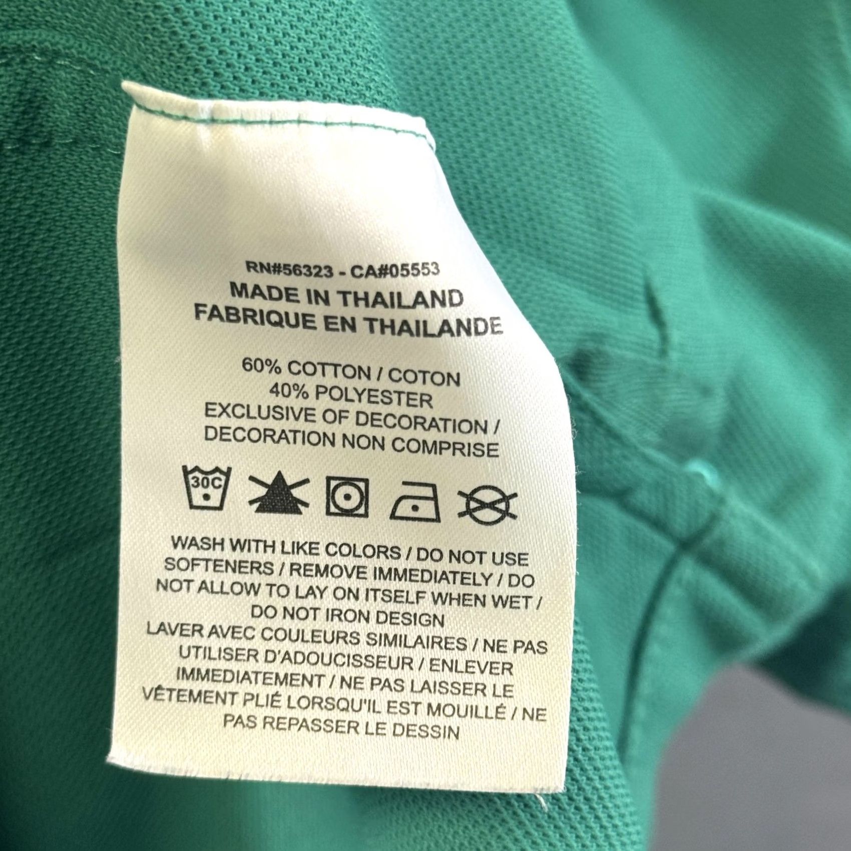 Nike Nike Polo Shirt Mens Large Green Dri-FIT Embroidered Tiger Patch Swoosh Golf Shirt Size US L / EU 52-54 / 3 - 7 Thumbnail