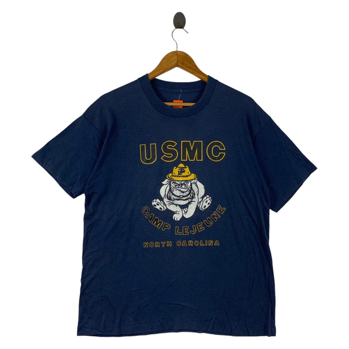 Vintage Vintage USMC north carolina tee Size US L / EU 52-54 / 3 - 1 Thumbnail