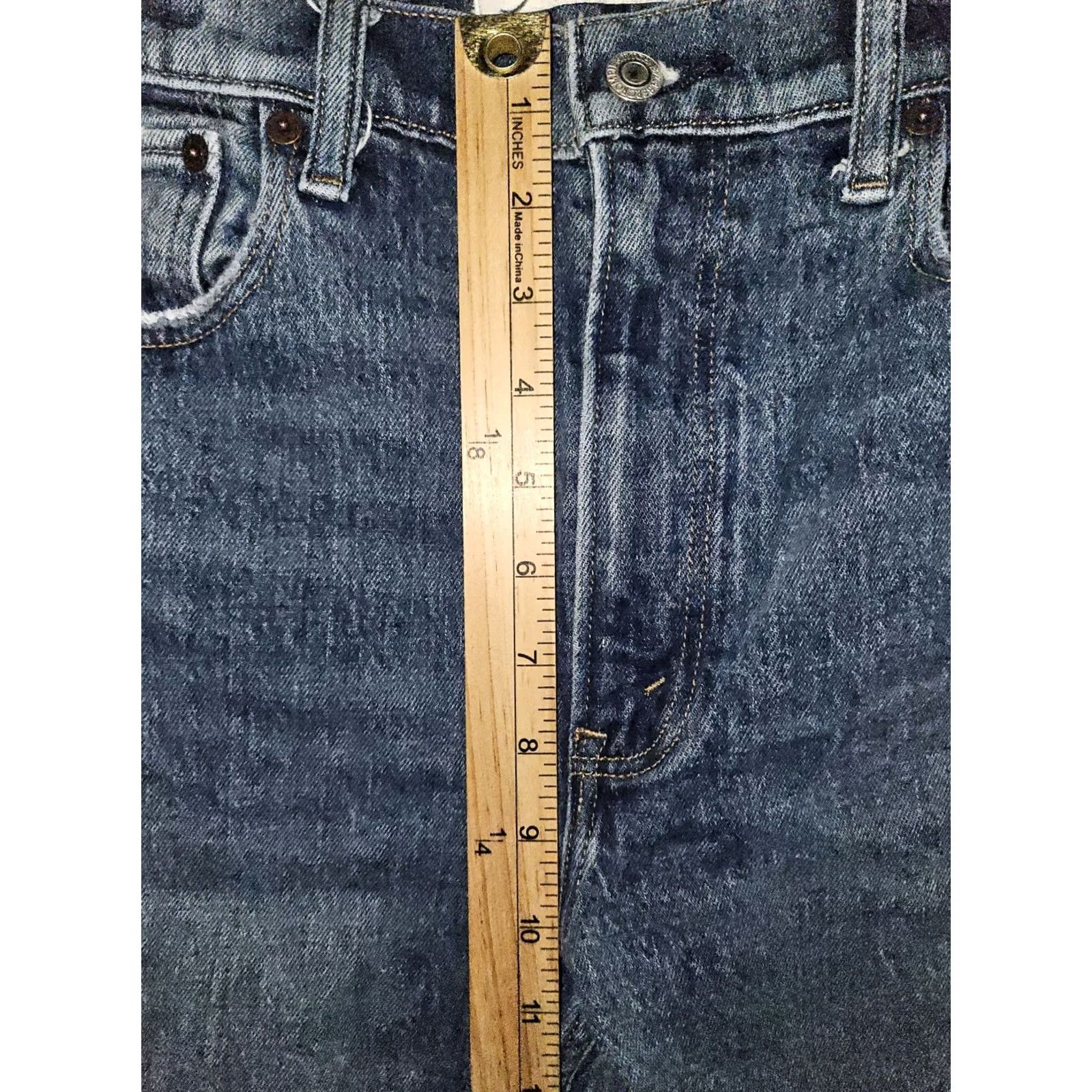 Abercrombie & Fitch VINTAGE Abercrombie & Fitch The 70's Flare Jeans Women's 2 Regular 27 in Blue Denim Jeans Flared 90s Bohemian Love Womens Size 26" / US 2 / IT 38 - 4 Thumbnail