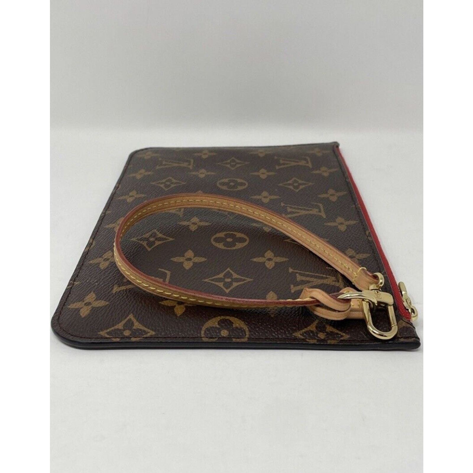Louis Vuitton Louis Vuitton Cherry Red Monogram Neverfull Pochette Cerise Size ONE SIZE - 9 Thumbnail
