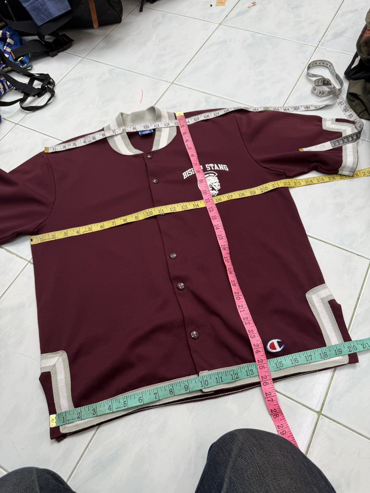 Champion 💥🔥💥STEALS VTG CHAMPION BISHOP STANG JERSEY Size US M / EU 48-50 / 2 - 13 Thumbnail