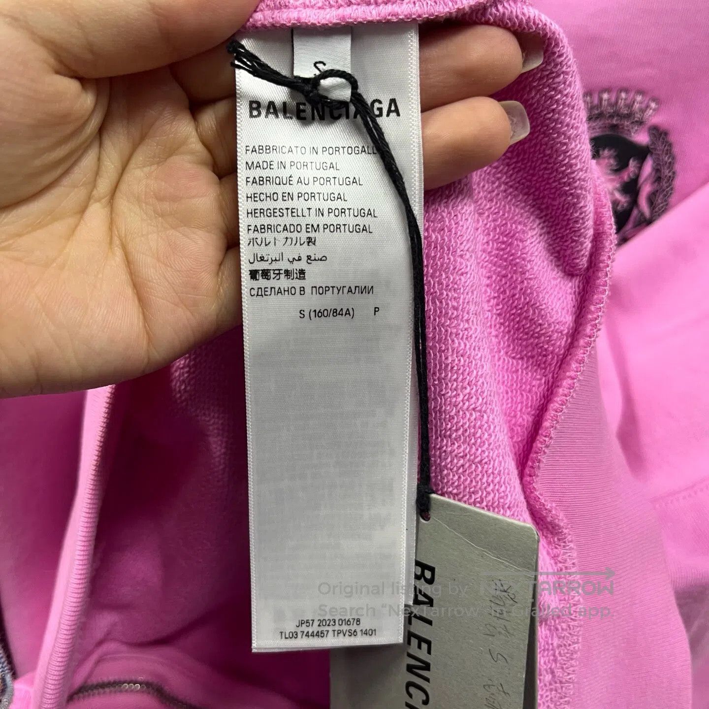 Balenciaga Balenciaga Alphabet and number printed hooded, zipperpered Size US M / EU 48-50 / 2 - 6 Thumbnail