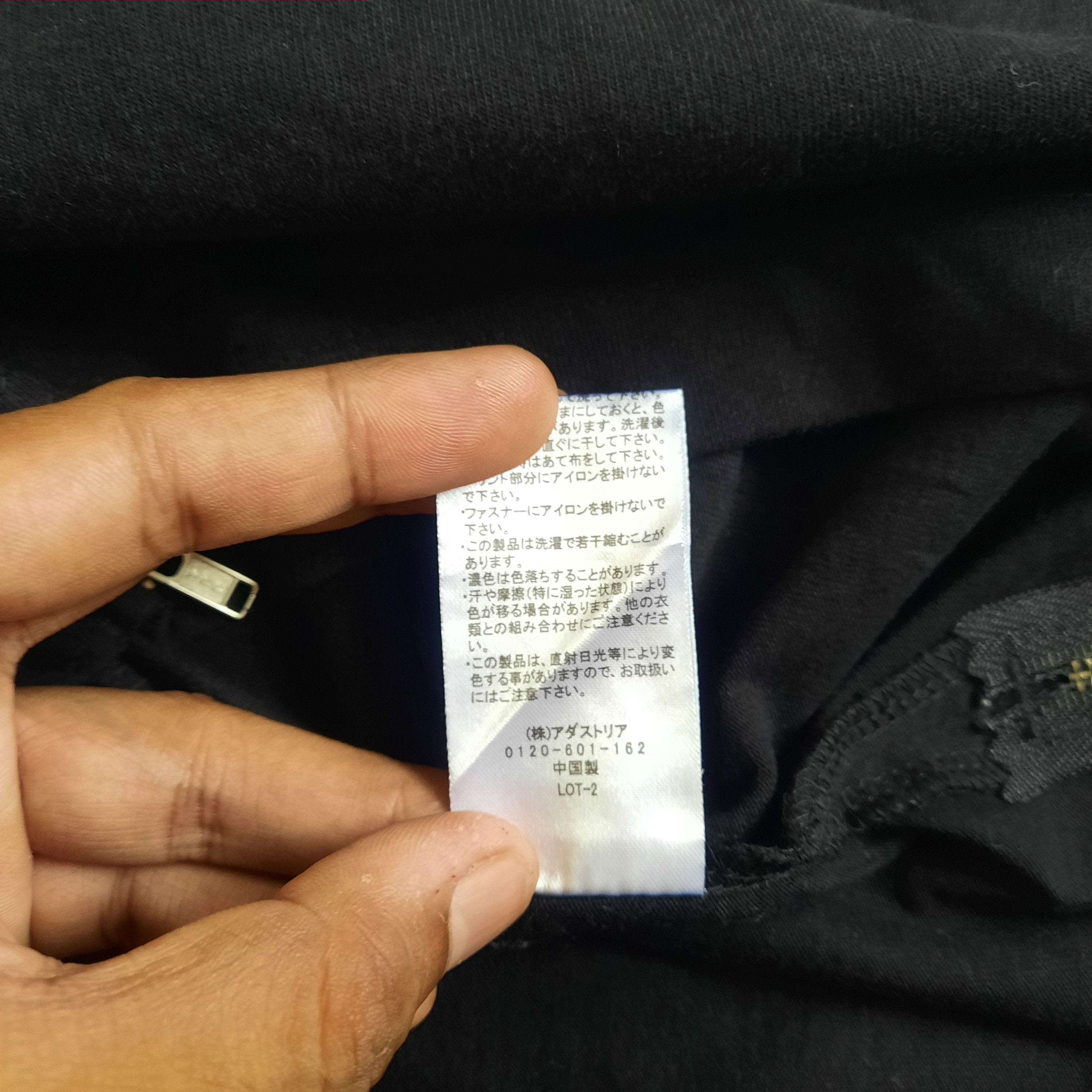 Global Work ⚒️ Japanese brand global work usa cotton zipper black tshirt Size US L / EU 52-54 / 3 - 6 Thumbnail