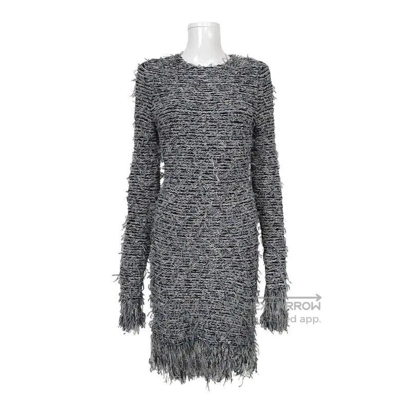 Balmain Balmain Multicolor Cotton Blend Dress for Women . Size XS / US 0-2 / IT 36-38 - 1 Thumbnail