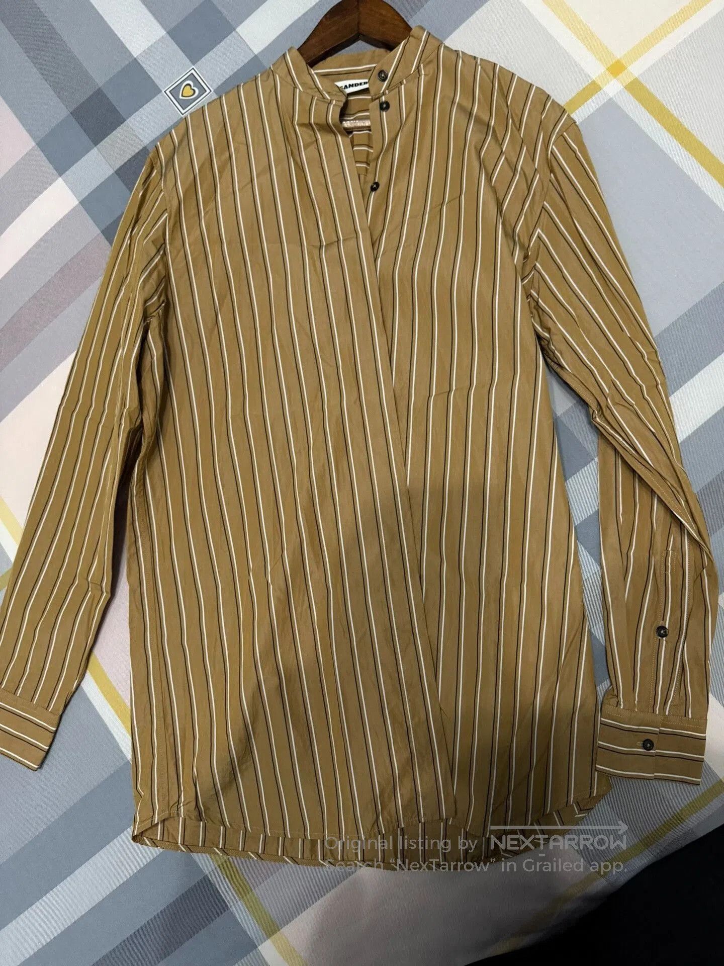 Jil Sander Jil Sander Striped Loose Fit Shirt. Size S / US 4 / IT 40 - 4 Thumbnail
