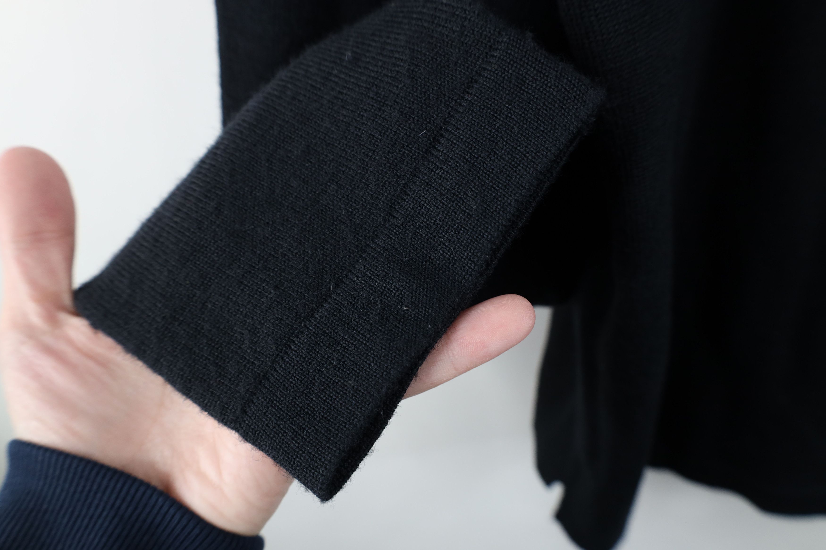 Vintage Vintage 90s Streetwear Merino Wool Collared Polo Sweater Size US L / EU 52-54 / 3 - 6 Thumbnail