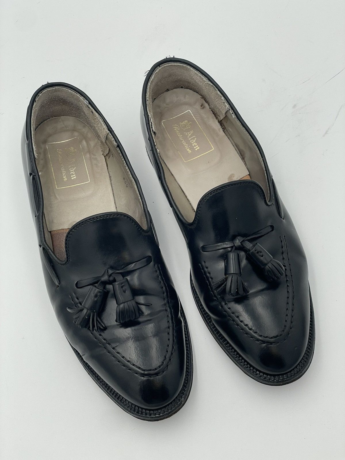Alden Alden 664 Black Shell Cordovan Loafer Size US 10.5 / EU 43-44 - 5 Thumbnail