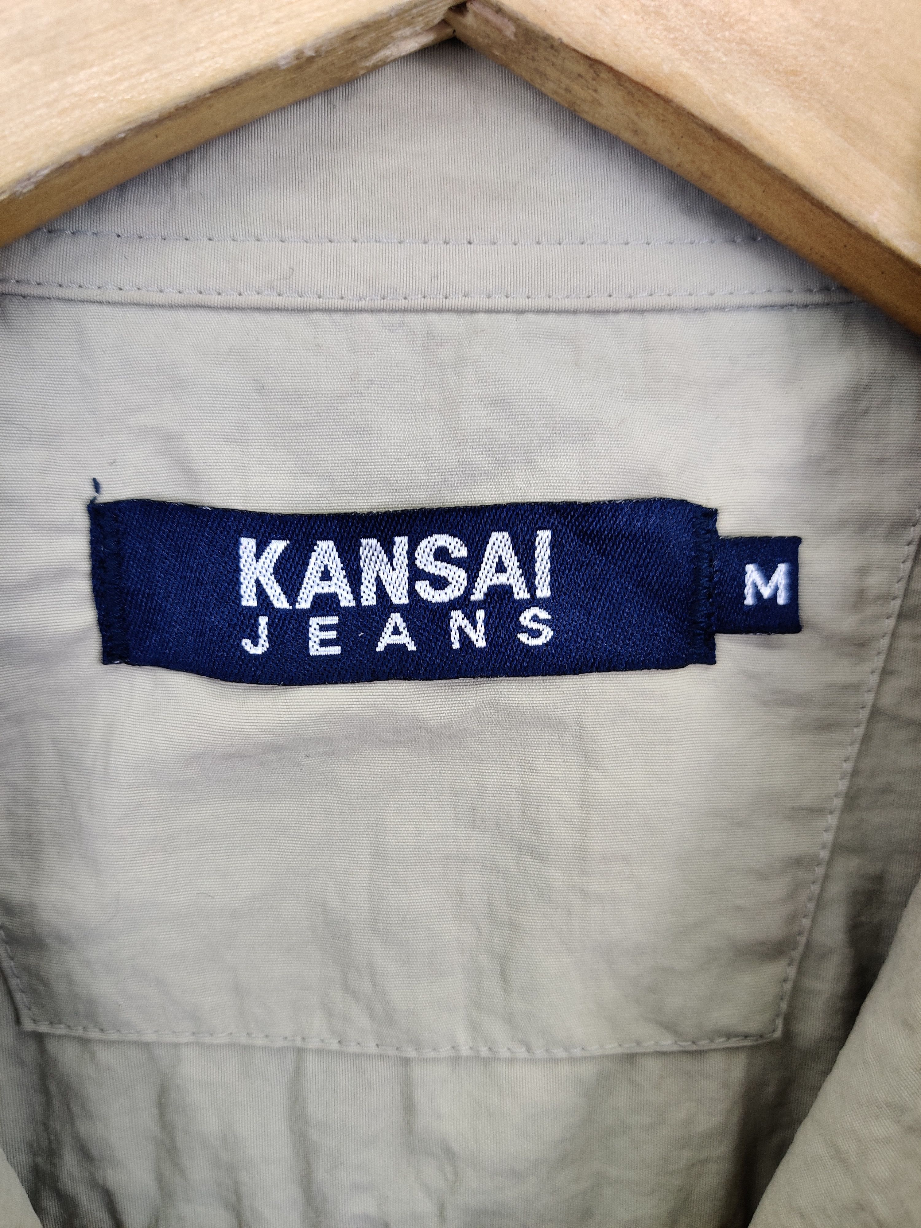Kansai Yamamoto Vintage Kansai Jeans By Kansai Yamamoto Worker Shirt Size US M / EU 48-50 / 2 - 12 Thumbnail