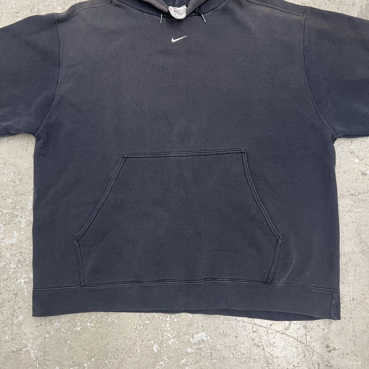Nike × Vintage Vintage Nike 90s Center Swooosh Mens XL Hoodie Sweatshirt Size US XL / EU 56 / 4 - 4 Thumbnail