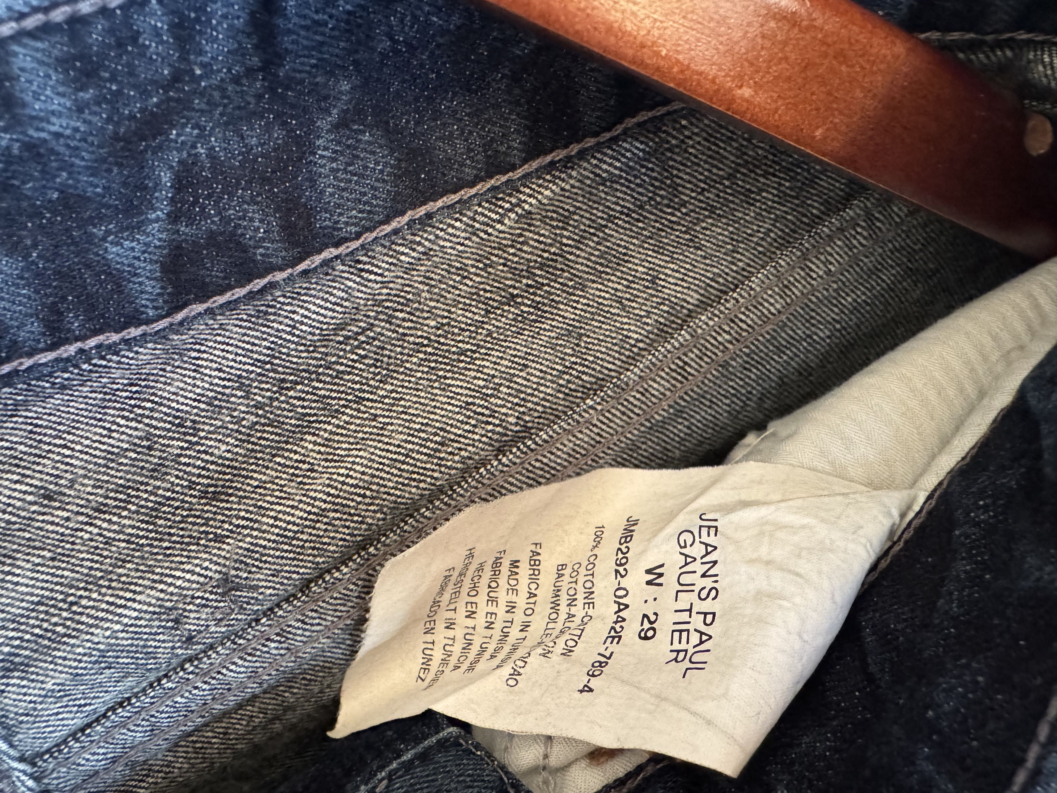 Jean Paul Gaultier Jean Paul Gaultier vintage denim Size US 29 - 6 Thumbnail