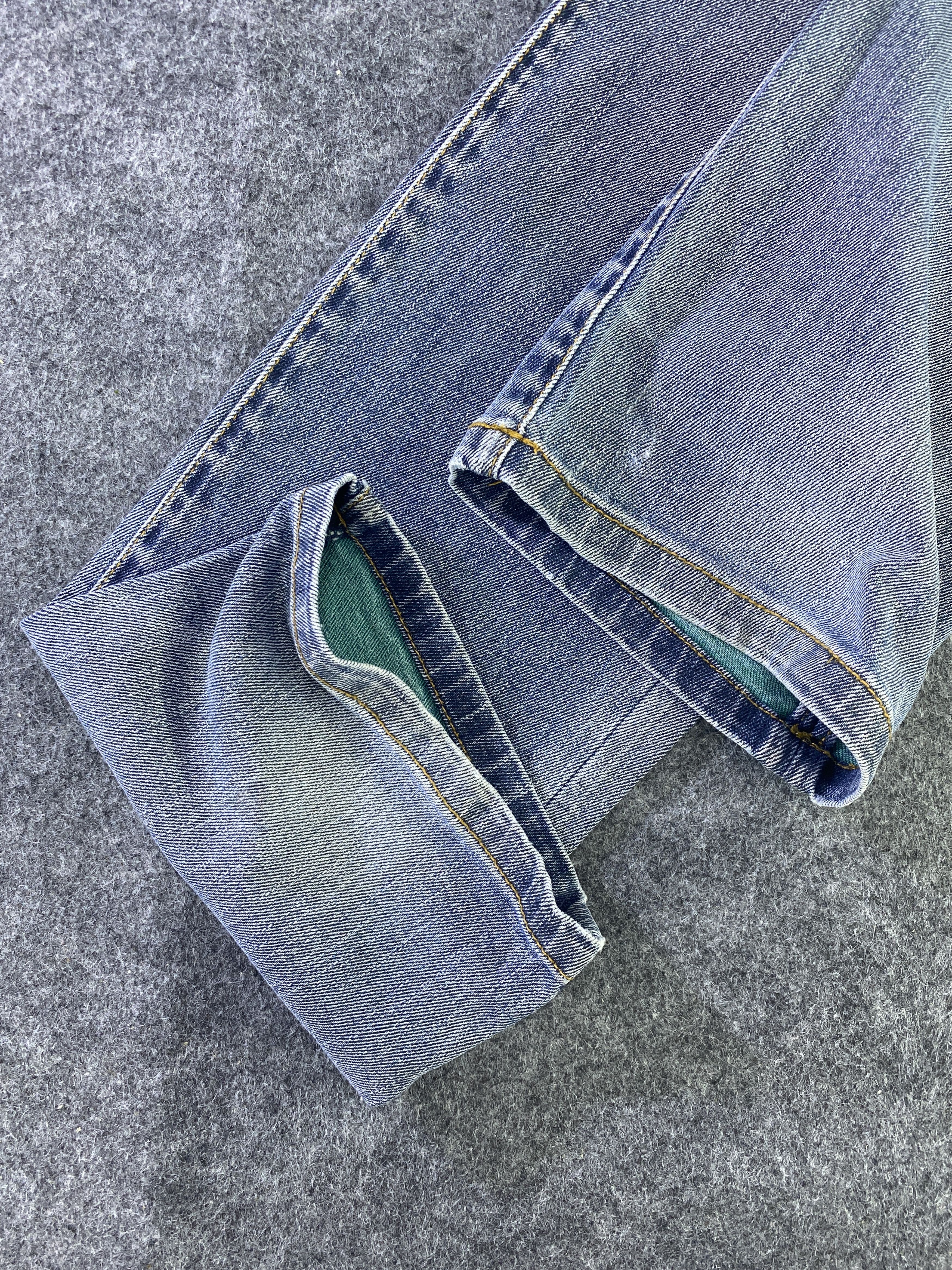Armani Exchange Armani Exchange Blue Wash Jeans-J949 Size 33" - 15 Thumbnail