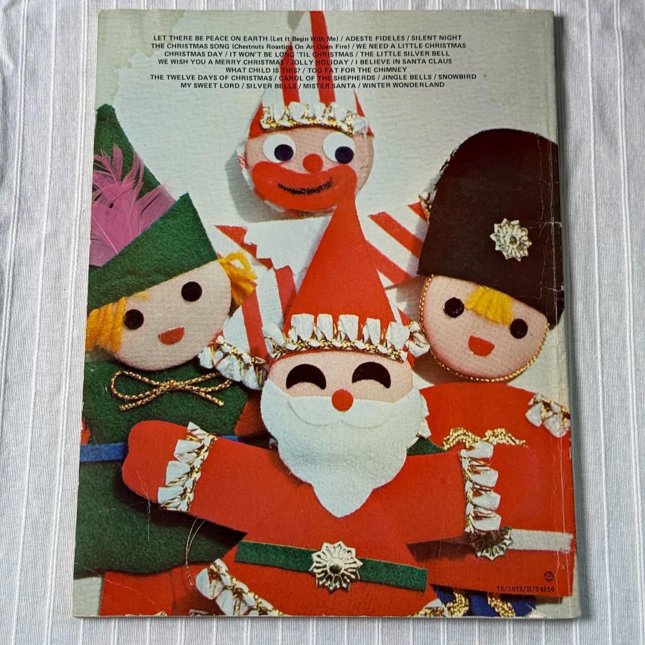 Designer Vintage 1972 Christmas Party Sheet Music Piano/Vocal Edition Size ONE SIZE - 7 Thumbnail