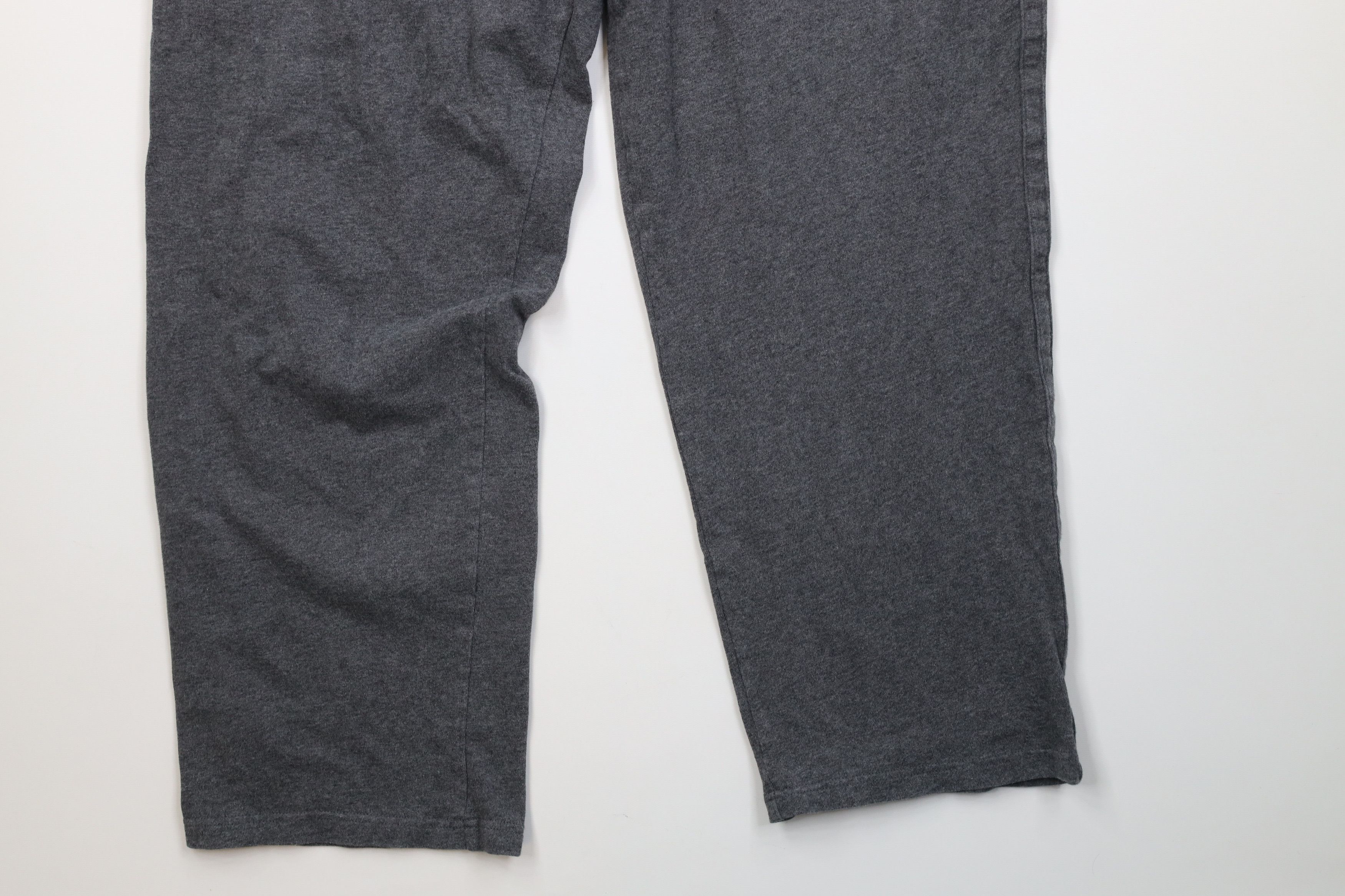 Nike Vintage Y2K Nike Scott Mini Swoosh Wide Leg Sweatpants Gray Size US 38 / EU 54 - 5 Thumbnail