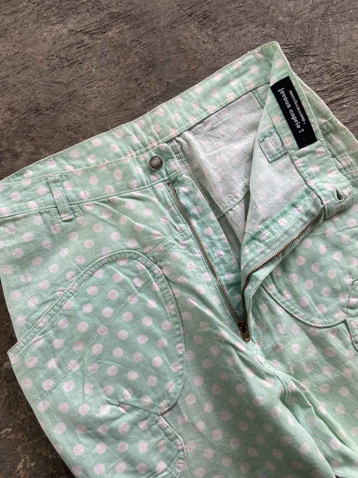 Issey Miyake 2000s Mercibeacoup by Issey Miyake - Polkadot Pants Size US 31 - 4 Thumbnail