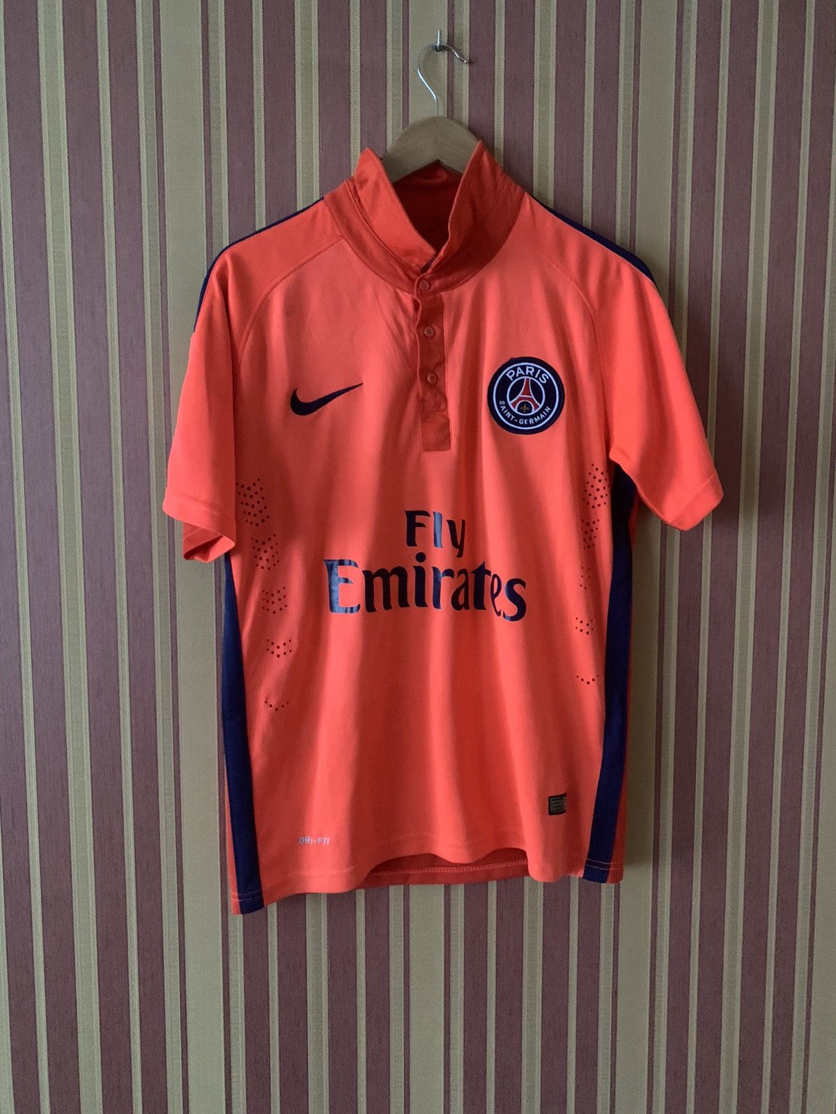 Nike Nike PSG Paris Saint-Germain 2014/15 3rd Third SS Soccer Size US M / EU 48-50 / 2 - 2 Thumbnail