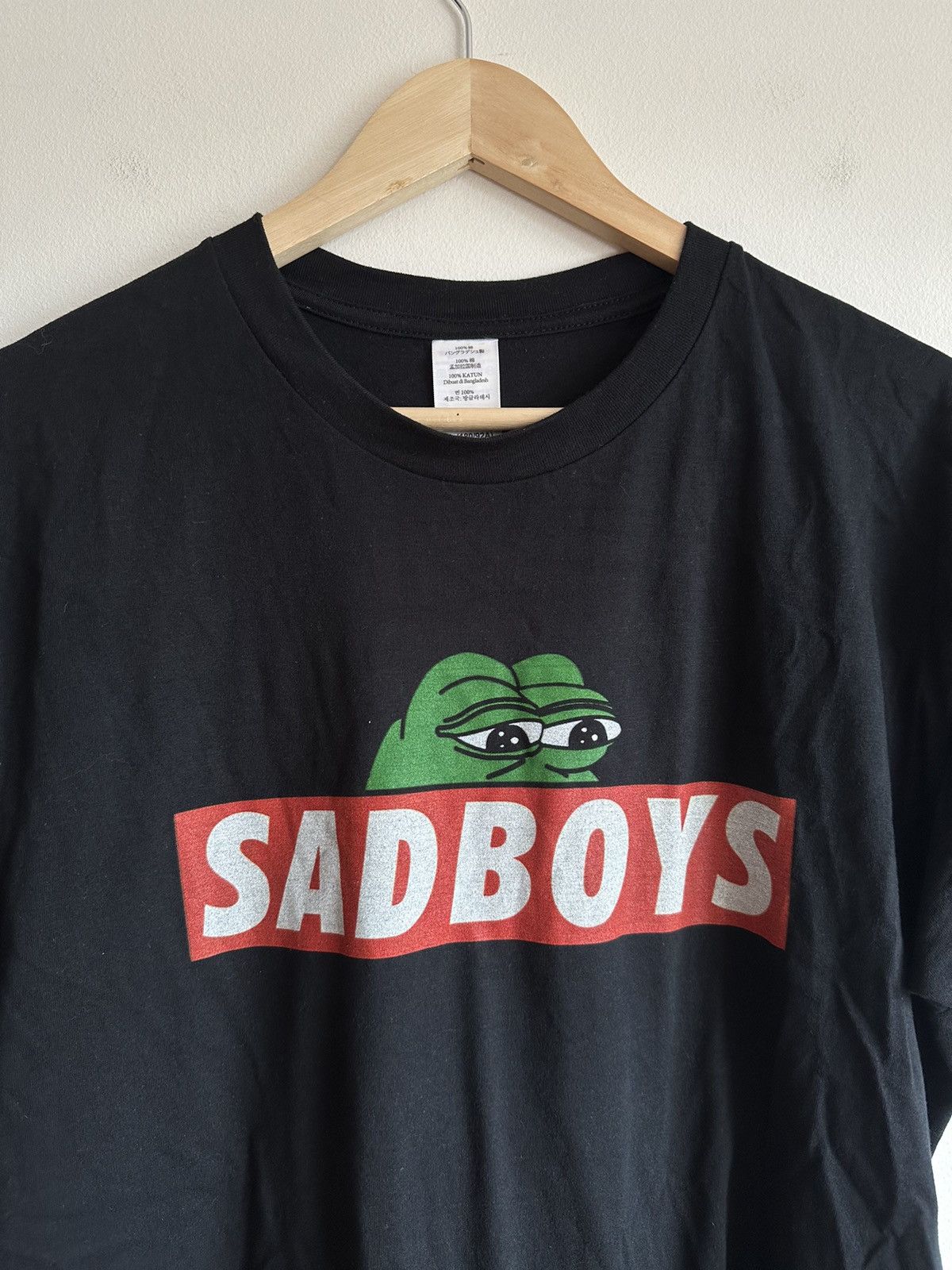 Other Sad Boys Pepe Japan Tee streetwear rare meme swag Size US M / EU 48-50 / 2 - 2 Thumbnail