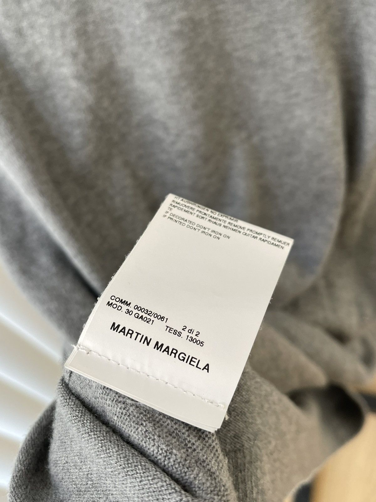Maison Margiela Maison Margiela SS06 Saddle Shoulders Grey Sweatshirt Size US S / EU 44-46 / 1 - 14 Thumbnail